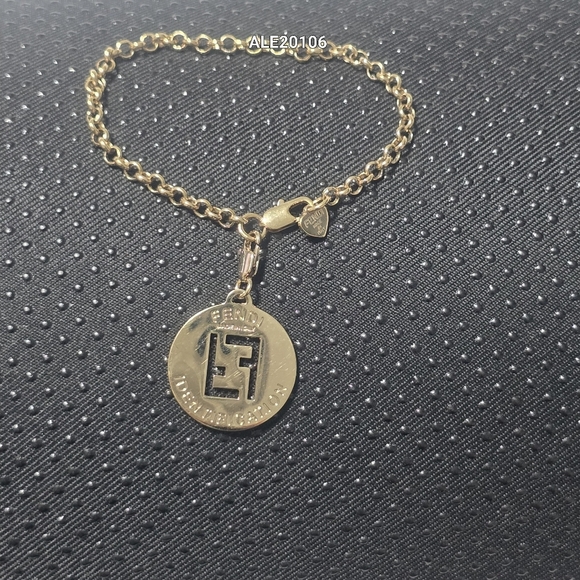 Fendi I.D. Charm Bracelet Gold Tone with Pendant - Picture 6 of 16